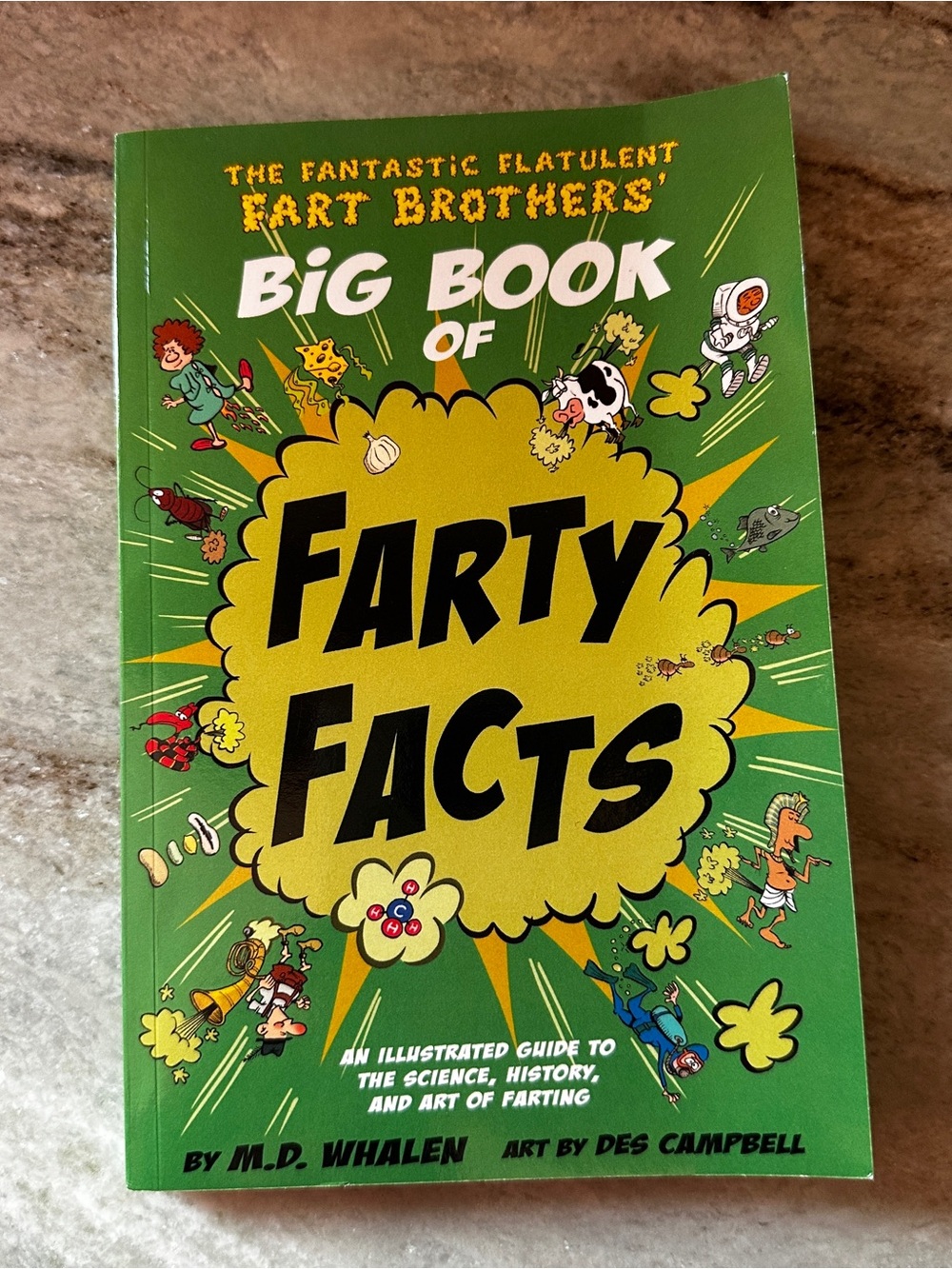 Big Book of Farty Facts — Green Illustrated Book